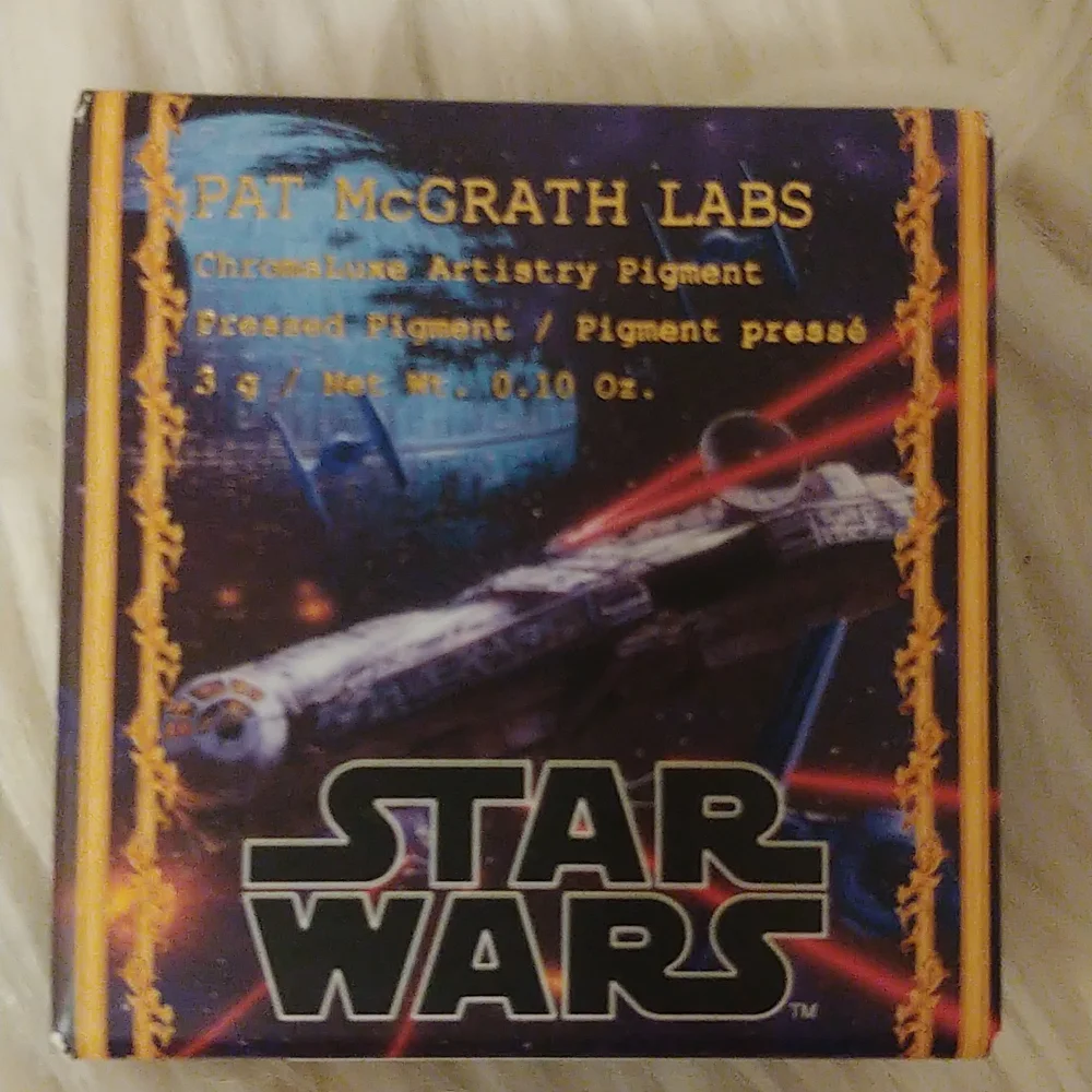 💝FIRM! NWT PAT MCGRATH STAR WARS CHROMALUXE ARTISTRY PIGMENT FALCON NOIR